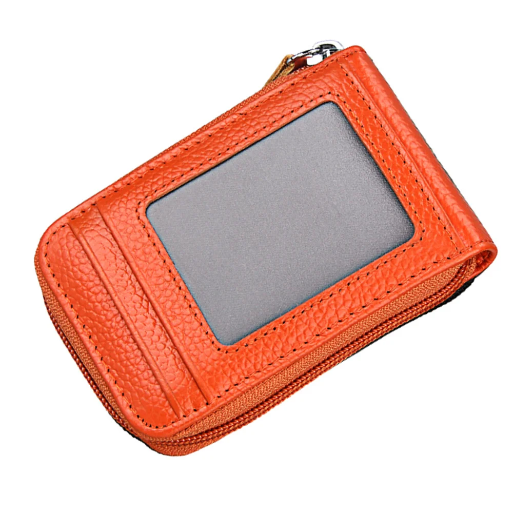 1Pcs Rfid Blocking Card Holder Lightweight Stainless Steel Cards Pack for Women Thin Credit Card Protector with Multiple Slots