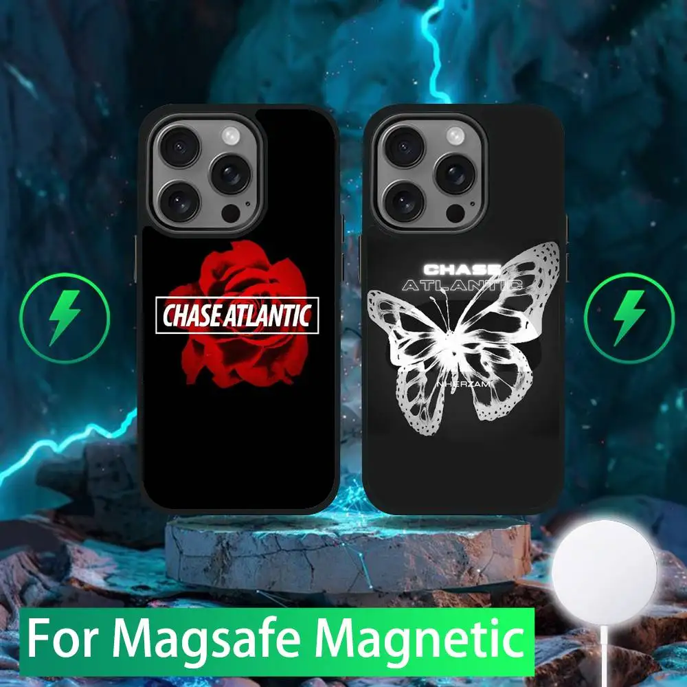 

Chase Atlantic Music Group Phone Case For iPhone 16,15,14,13,12,11,Pro,Max,Plus,Mini,SE New Magsafe Magnetic Wireless Charging
