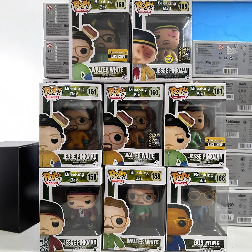 FUNKO POP televisión Breaking Bad Gus Fring 167saul Goodman 163 Walter 160 MIKE 165 Jesse Pinkman 161 figuras de vinilo modelo Juguetes