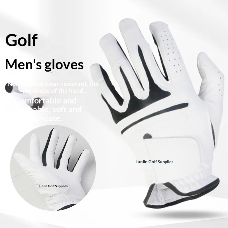 Men's golf glove made of Indonesian lambskin, soft leather, full sheepskin, single glove for the left hand