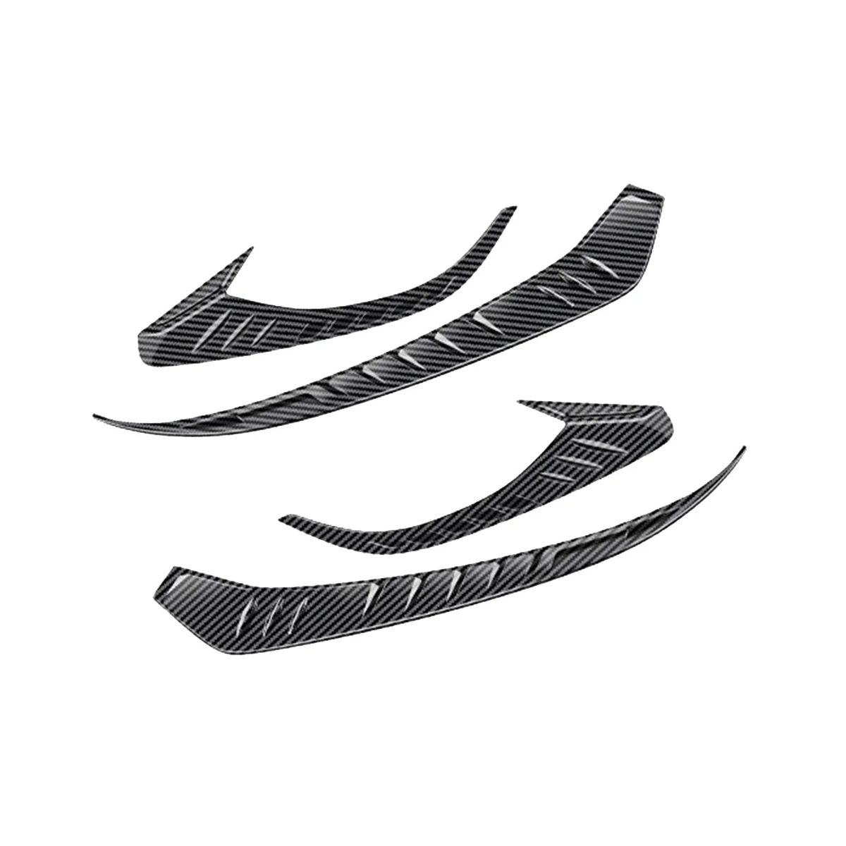 Car Styling Front Headlights Eyebrows Eyelids Trim Strip for Honda HRV HR-V Vezel 2021-2023lamp Eyelash Stickers A