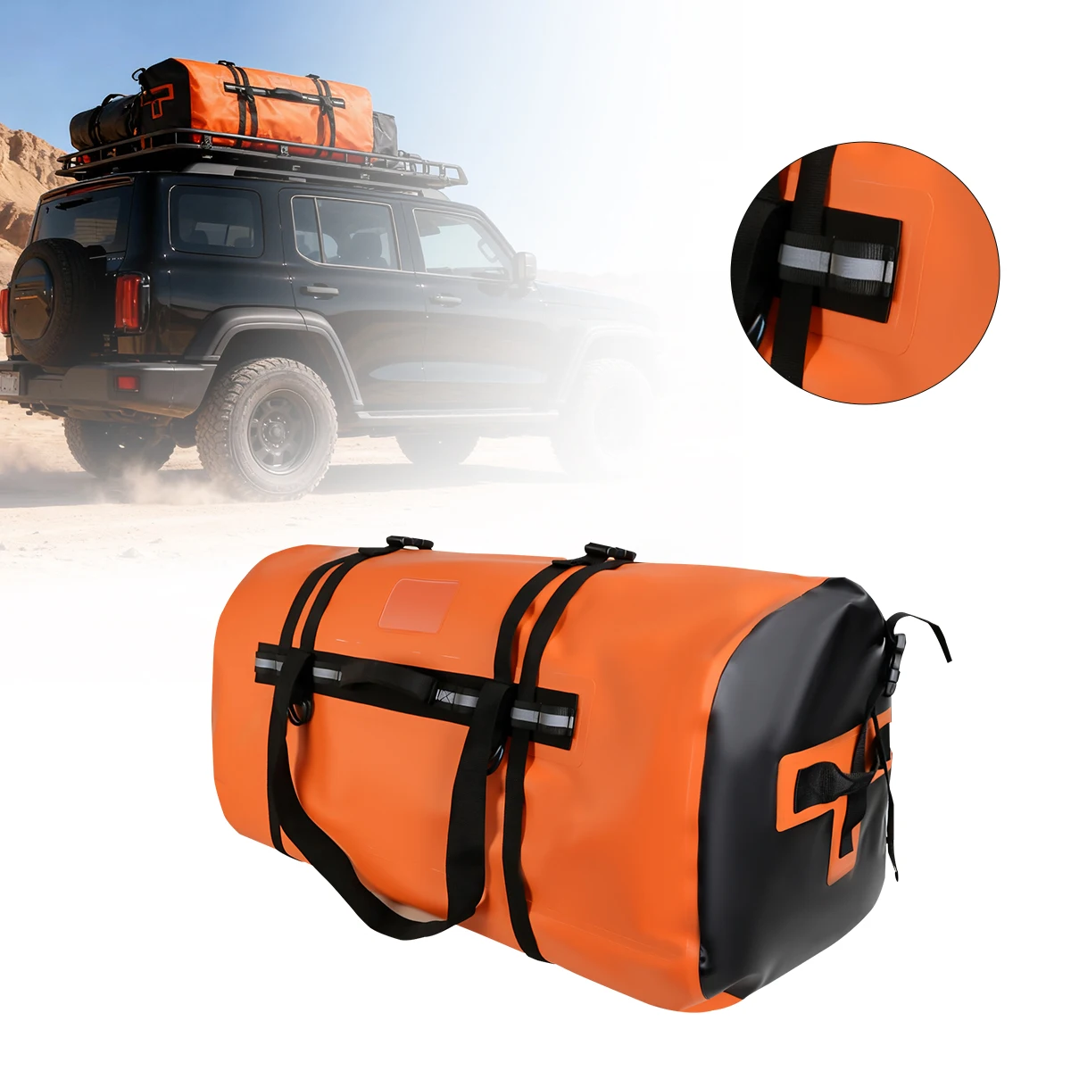 120L/150L حقيبة سفر خارجية مقاوم للماء التخييم حقيبة التخزين حقيبة سفر دراجة نارية الذيل حقيبة جافة دراجة نارية حقيبة مقعد