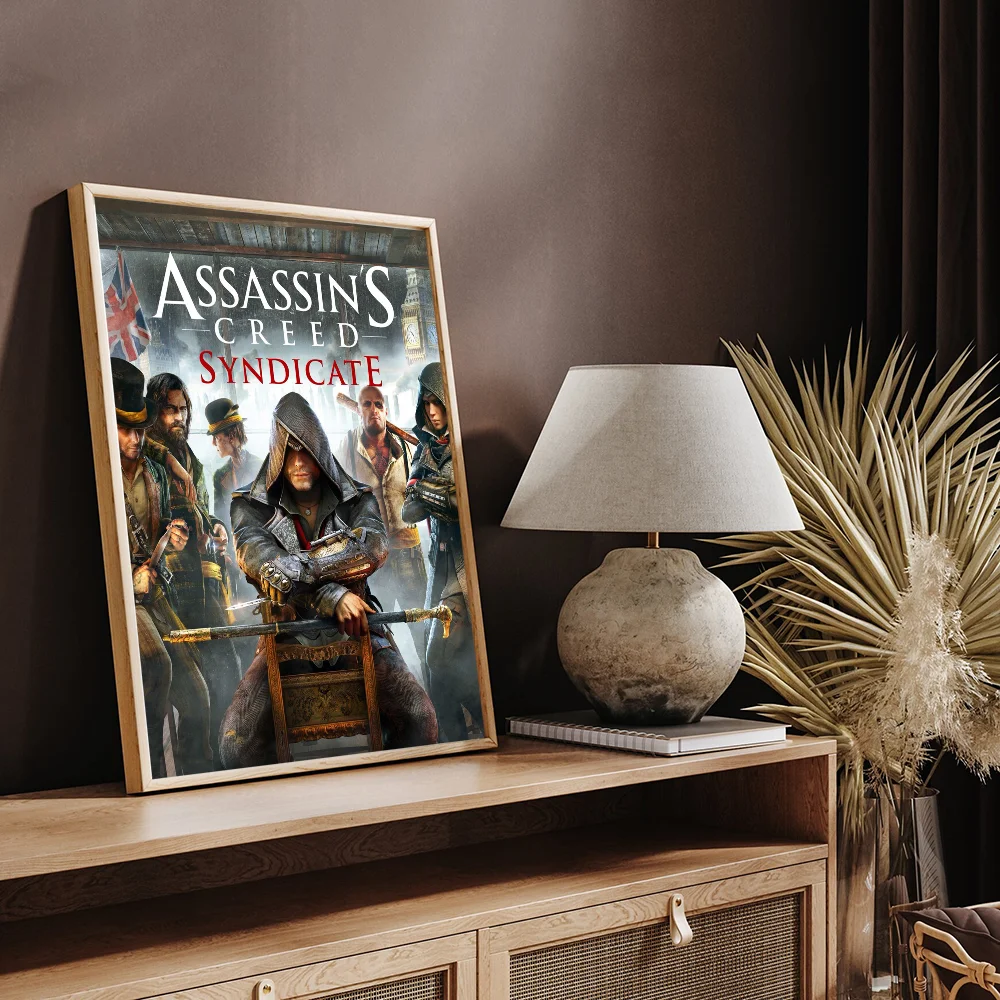Game Assassin S Creed Anime Posters Sticky Whitepaper Sticker DIY Room Bar Cafe Kawaii Room Decor #5