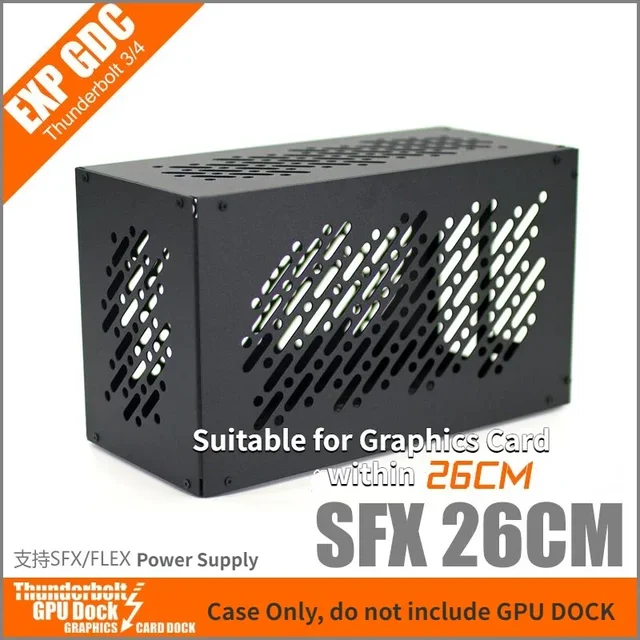 TH3P4G3 Thunderbolt3/4 GPU Dock Aluminum Case Metal Frame Housing