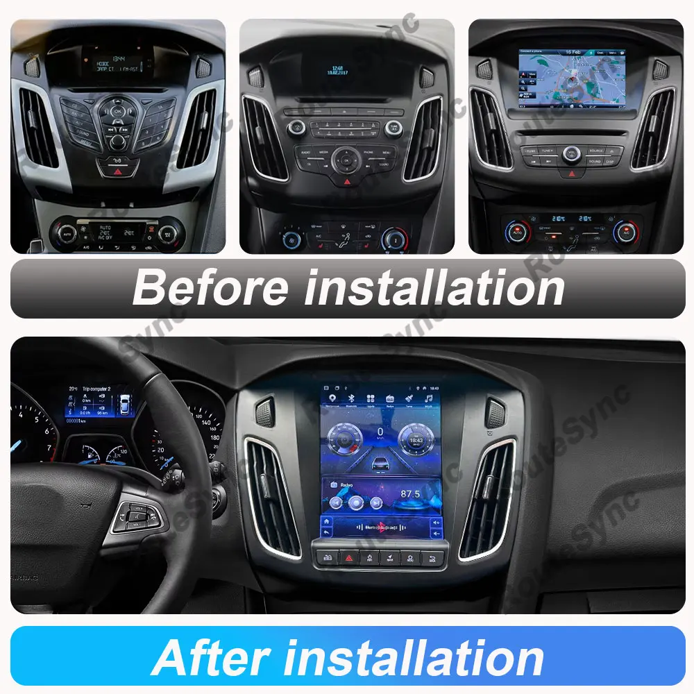 Android 15 Car Radio For Ford Focus MK3 2011 - 2019 Multimedia Video Player Navigation GPS Stereo Auto Carplay WIFI Touch Screen