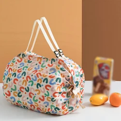 Foldable Shopping Bag Waterproof Travel Portable Storage Bag Beach Bag Supermarket Grocery Shopping Bag