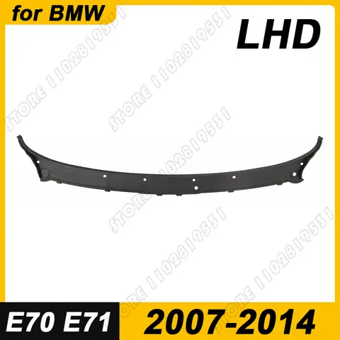 2007-2014 E70 E71 E72 BMW X5 X6 하이브리드 X6 앞 유리 와이퍼 카울 패널 커버 LHD 51717151969