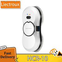 Liectroux HCR-10 Window Cleaning Robot Water Spraying Ultrathin Robot Window Cleaner, Auto Electric Glass Wet Mop, white