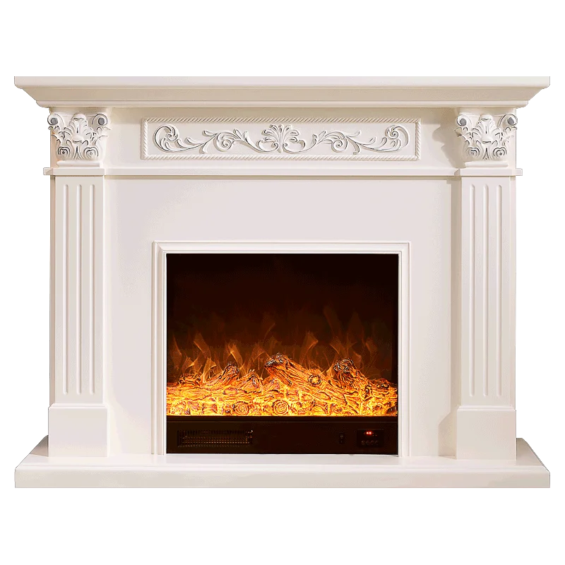 Natural Art Living Room Fireplace Cozy Rustic China Saving Living Room Cabinets Wood Corner Vetrina Esposizione Furniture Home