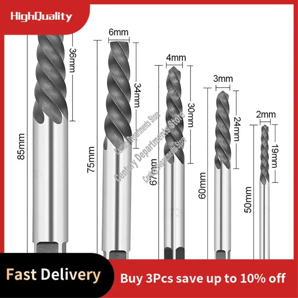 

ABRM-10 шт. Набор левых сверл, набор экстракторов со спиральной канавкой, съемник сломанных болтов, легко удаляется или поврежденными винтами