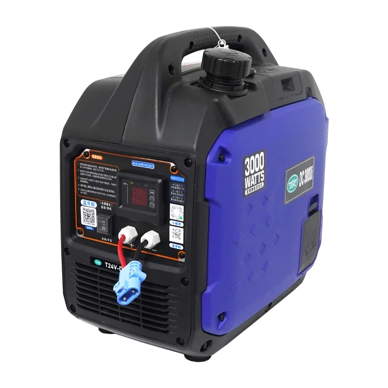 Hot-SellingInverter generator 1.8Kw DC Mute Parking Alternator 24V12v 72V Rated Voltages Generating Dc12vGasoline dynamo