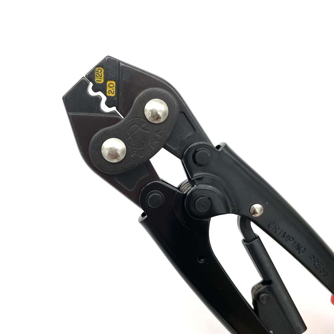 Adjustable Cord End Terminals Crimping Tool Serrated Jaw Surface Pliers Replaceable Metric 4140 Alloy Steel Industrial Grade OEM