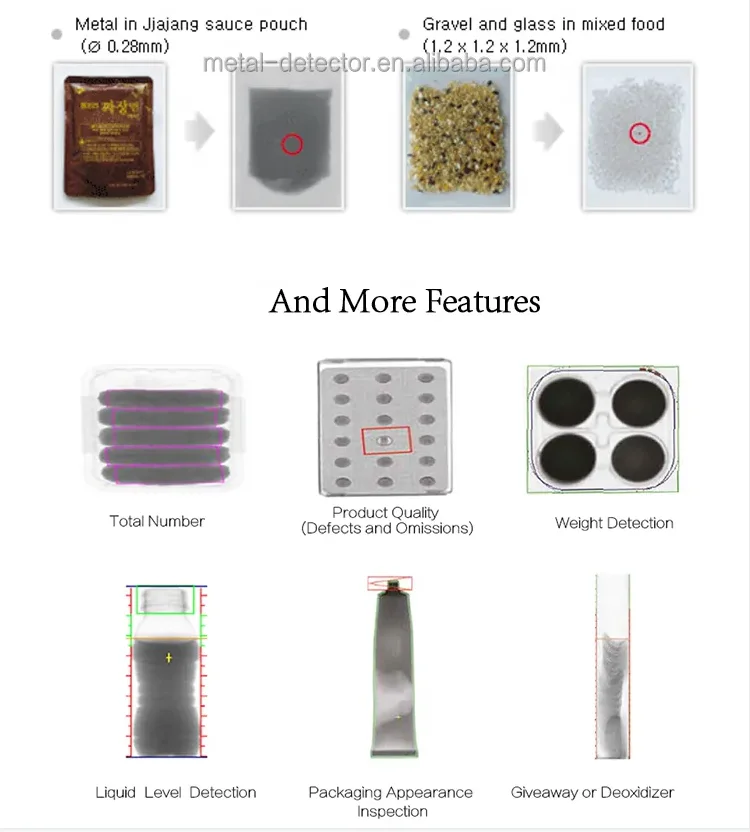 Food and Pharmaceutical Industries X-ray Inspection Machine