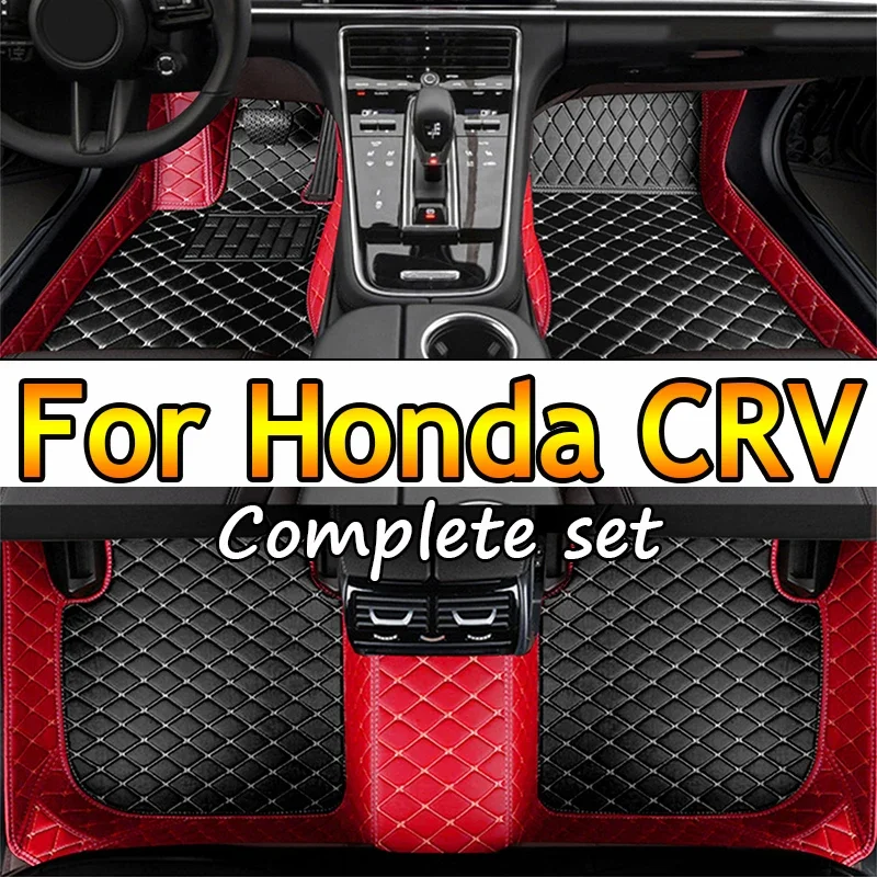 

Car Floor Mats For Honda CRV 2007 2008 2009 2010 2011 Custom Foot Pads Automobile Carpet Cover interior accessories 061012