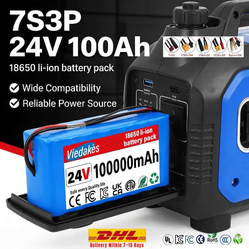 

High Performance 7S3P 24V 100Ah Lithium Battery Heavy-Duty Power Pack for Wheelchairs Stable Mobility Support for Daily Use