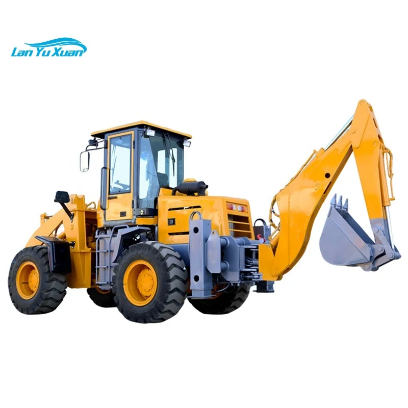 mini front end telescopic tractor backhoe loaders 4x4 price for sale traktor front wheel loader backhoe