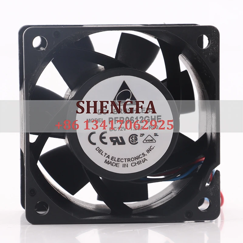 

NEW Original Delta 24V 48V DC12V 1.28A EC AC 60X60X38MM 6CM 6038 large air volume ball PFB0612GHE-T500 cooling fan