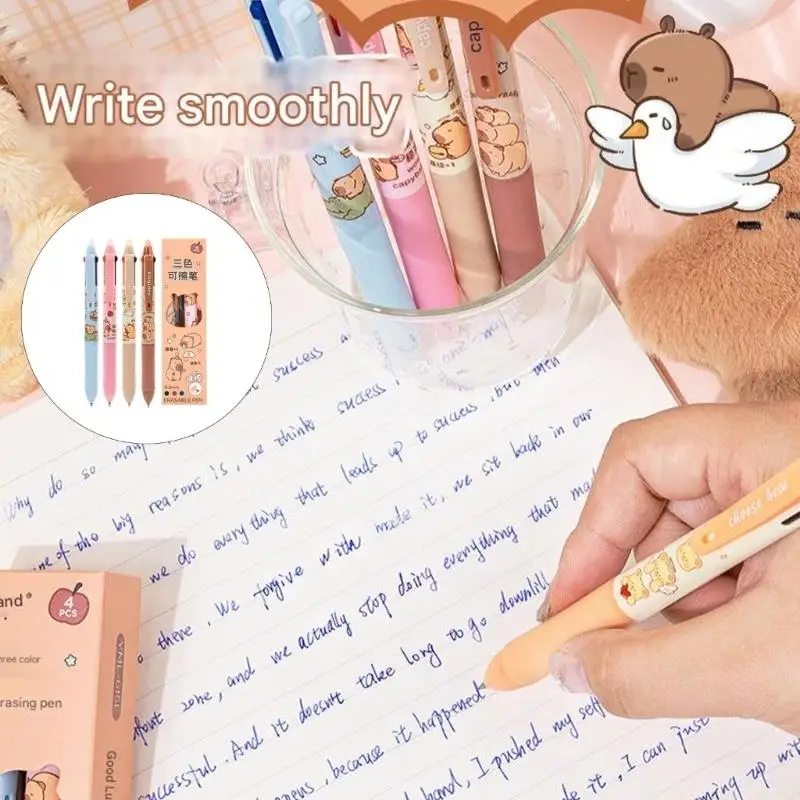 Rewritable Gel Pen 14.5cm Length Neutral Pens 0.5mm Point with Erasable Design Great for Student Teacher