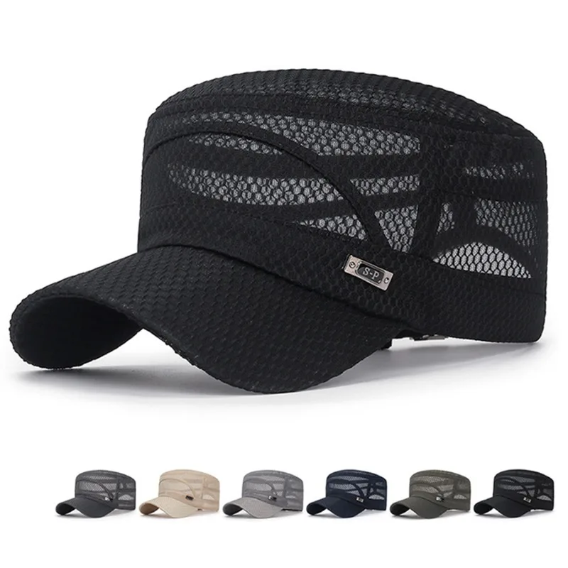 Men Women 2023 Summer Full Mesh Baseball Cap Quick Dry Cooling Sun Protection Hiking Golf Running Adjustable Hat