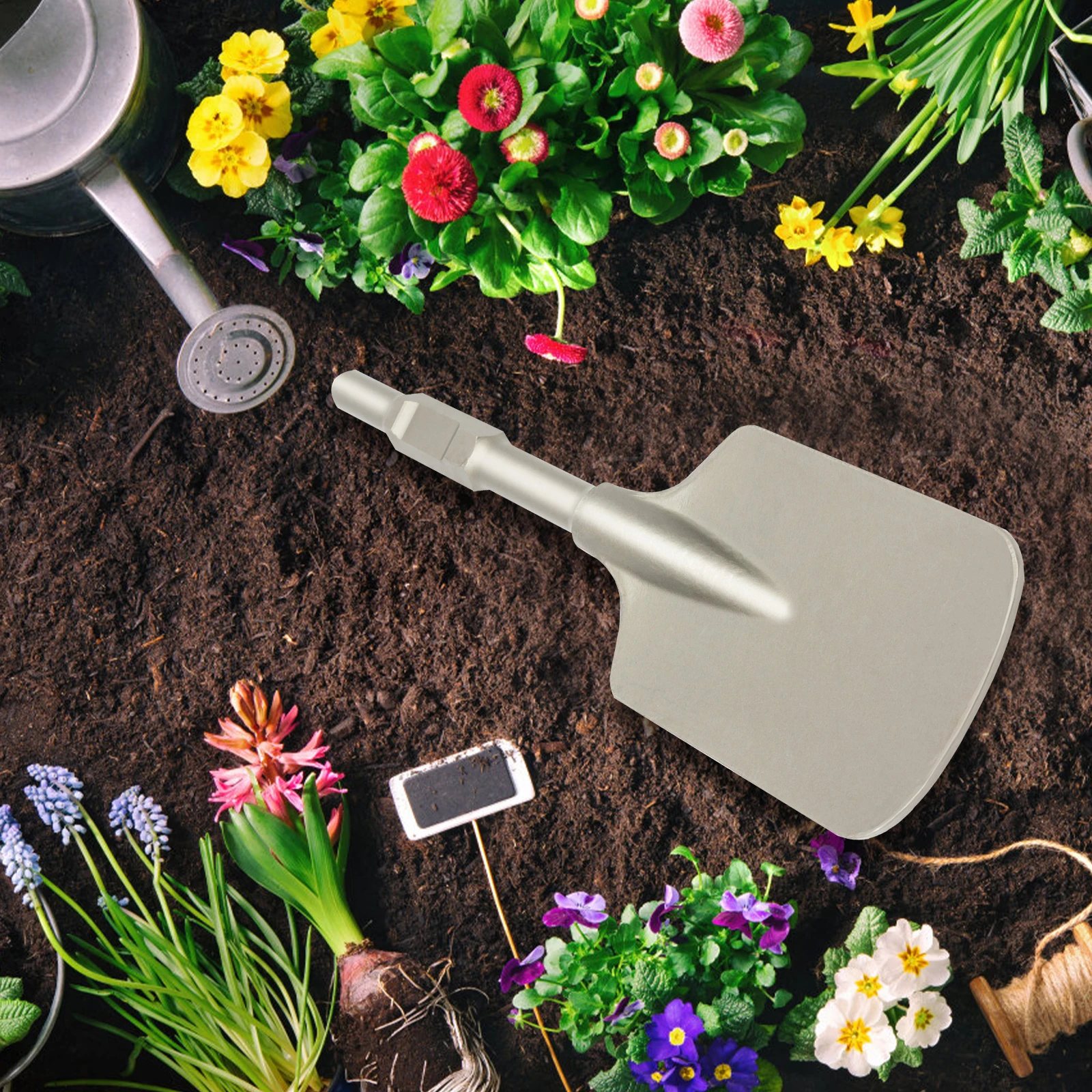 44x13.5 سنتيمتر دليل مجرفة حجر الخرسانة ، قواطع الطين المجرف إزميل ، أدوات إزميل مسطحة لمعظم 65A مطرقة الكسارة الكهربائية #6