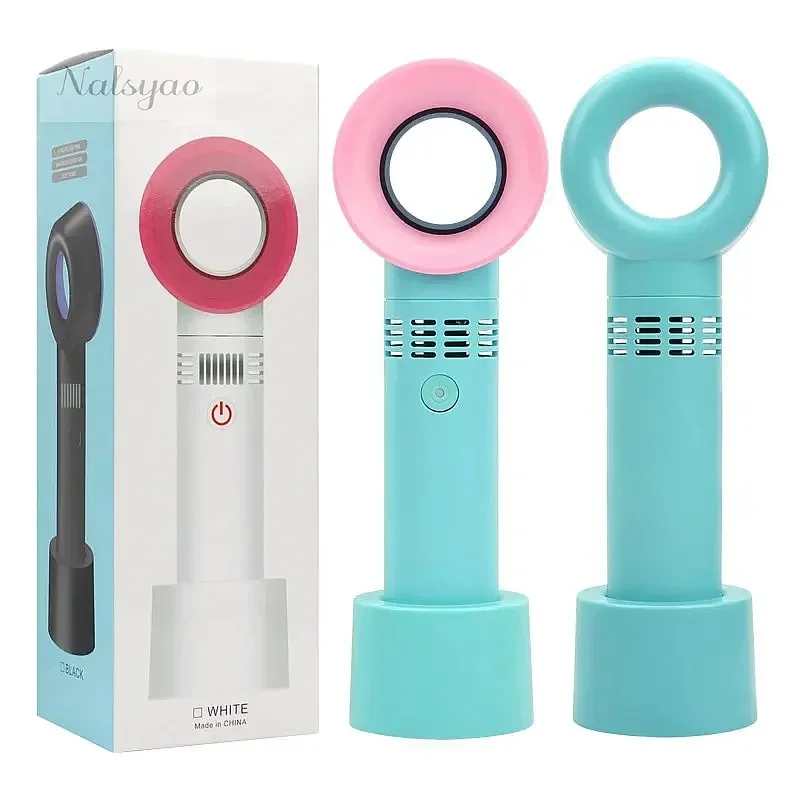 USB Charging Eyelashes Dryer Bladeless Fan Fast Drying False Lashes Organizer Beauty Makeup Tools Weather Machine