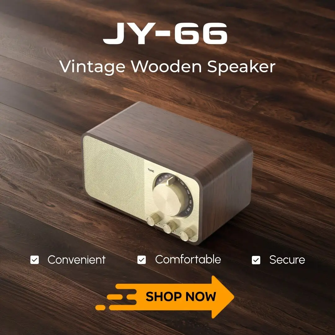 

Wooden Wirless Bluetooth Bluetooth Retro FM Radio Home Theater Sound System Bluetooth Boombox Portable Outdoor Camping Subwoofer