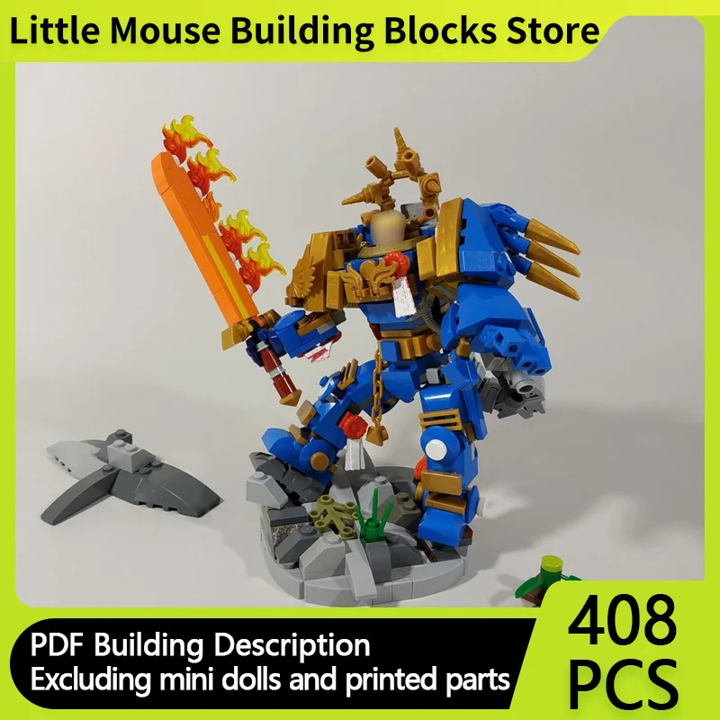 

Популярные игры 40K, модель здания, Moc, кирпичи, молоток, боевой мех, коллекция, технологические блоки, подарочные модульные рождественские игрушки, наборы «сделай сам»
