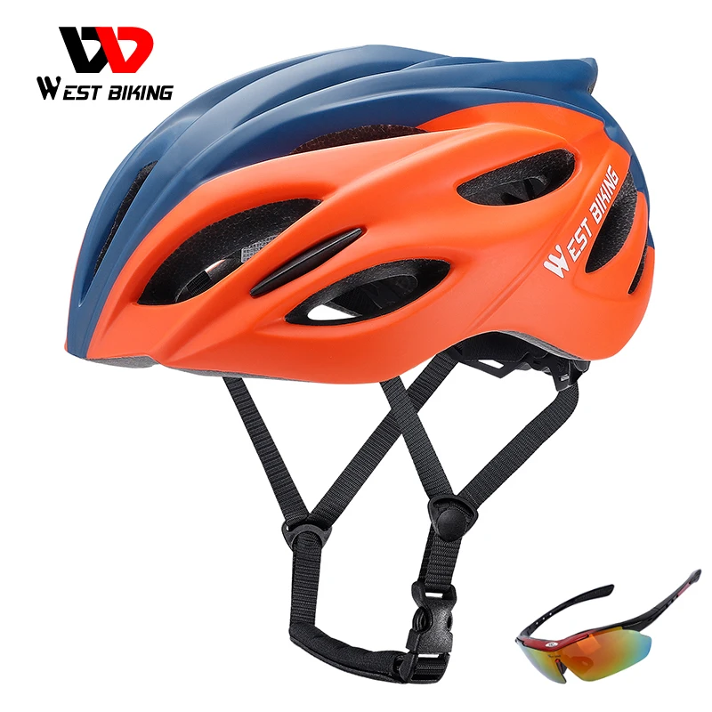 

WEST BIKING Ultralight Cycling Helmet MTB Road Bike Integrally-molded Men Women Safety Cap Bicycle Racing Riding Hat