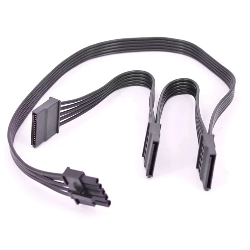 

5X 5 Pin To 3 SATA Hard Drive HDD Power Cable Only For Cooler Master V550 V650 V750 V850 V1000 Modular Power Supply