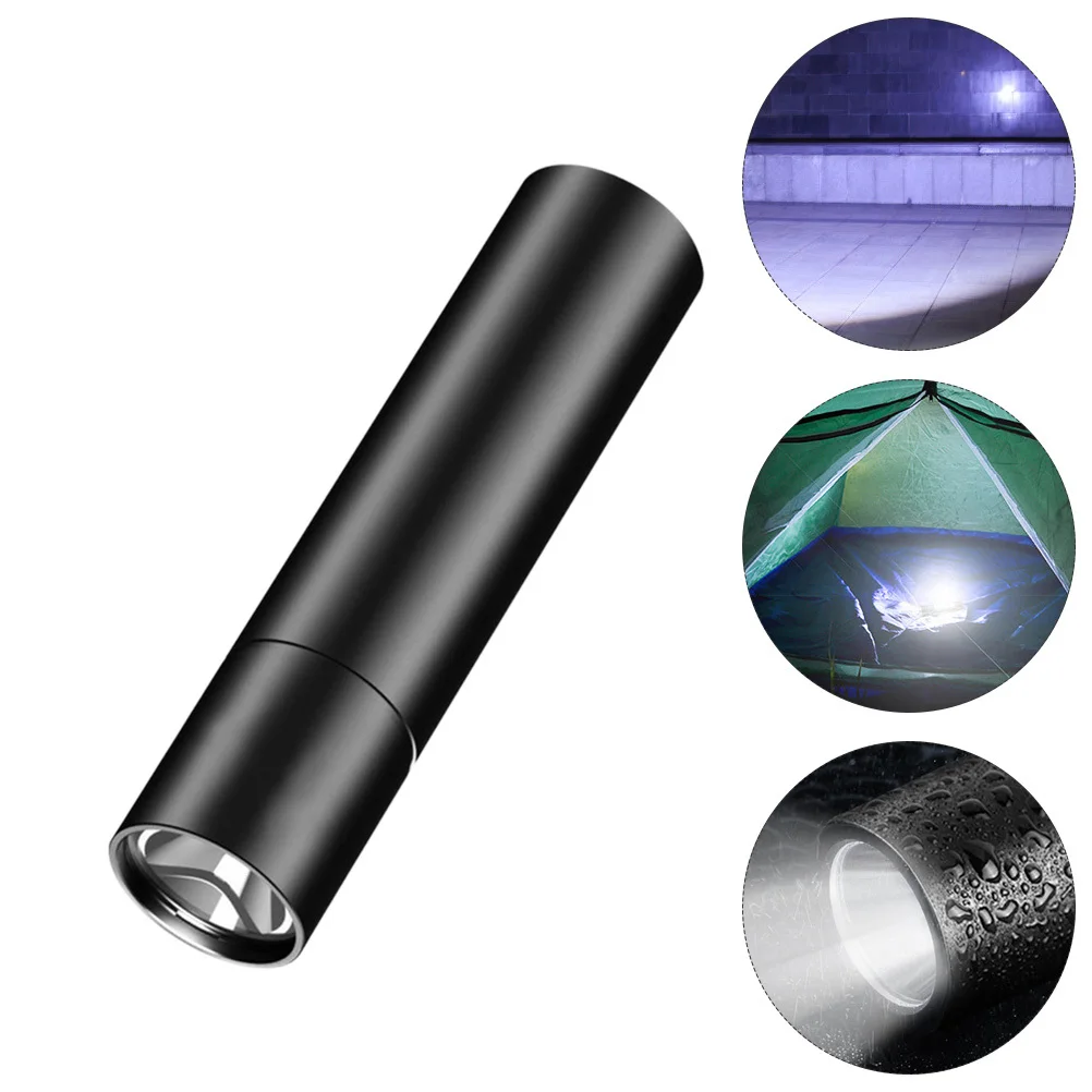 Mini Keychain Flashlight Portable Led Waterproof Camping Light For Outdoor Night Riding Fishing Repair Aluminum 3-Level Dimming