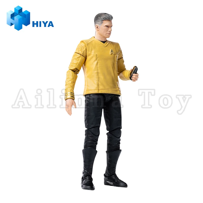 [Pre-Order]HIYA 1/18 4inch Action Figure Exquisite Mini Series Star Trek Strange New Worlds Pike Anime For Gift