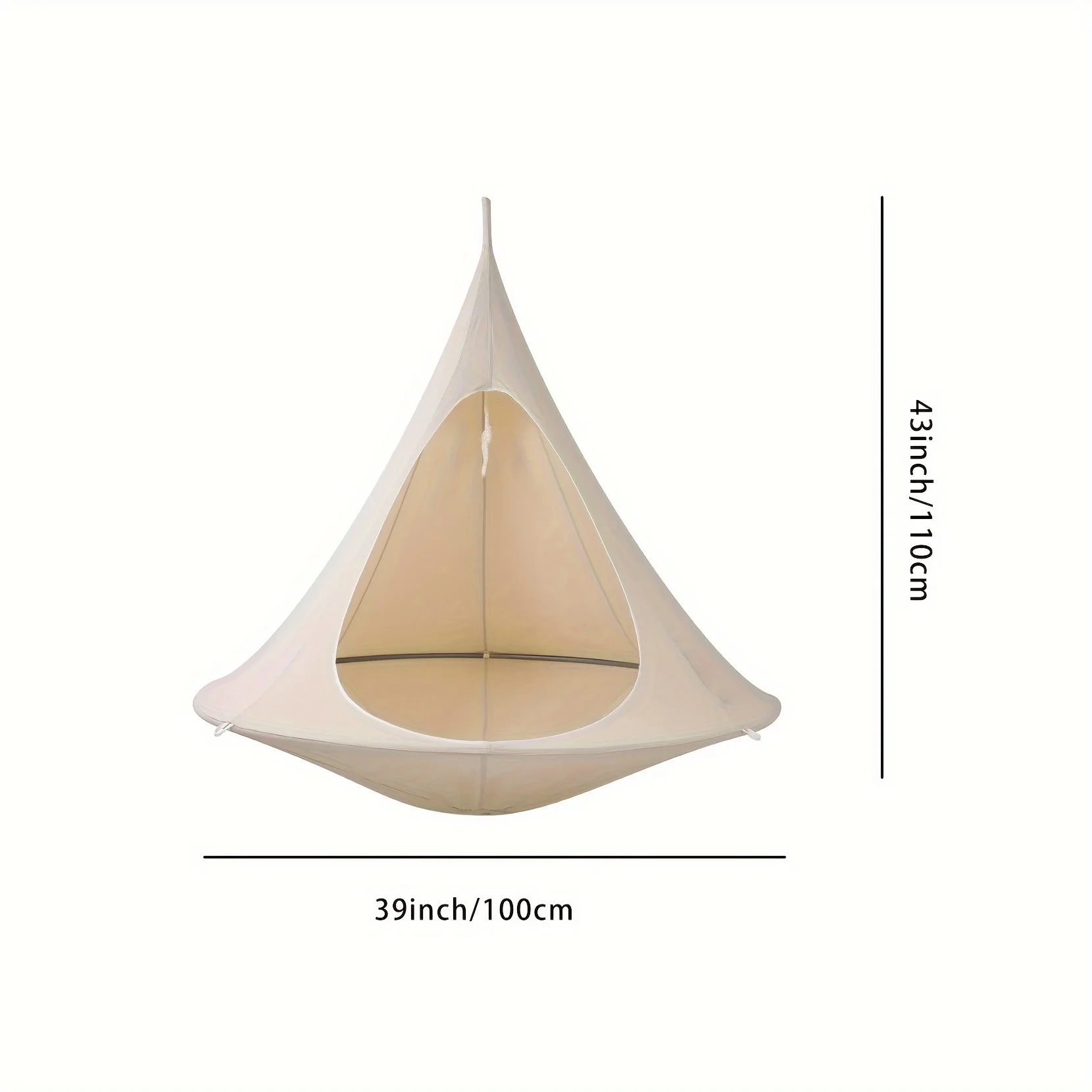 Portable Hanging Chair Hammock, Butterfly Shaped Swing Hanging Chair, Waterproof Casual Hanging Double Swing For Outdoor Camping