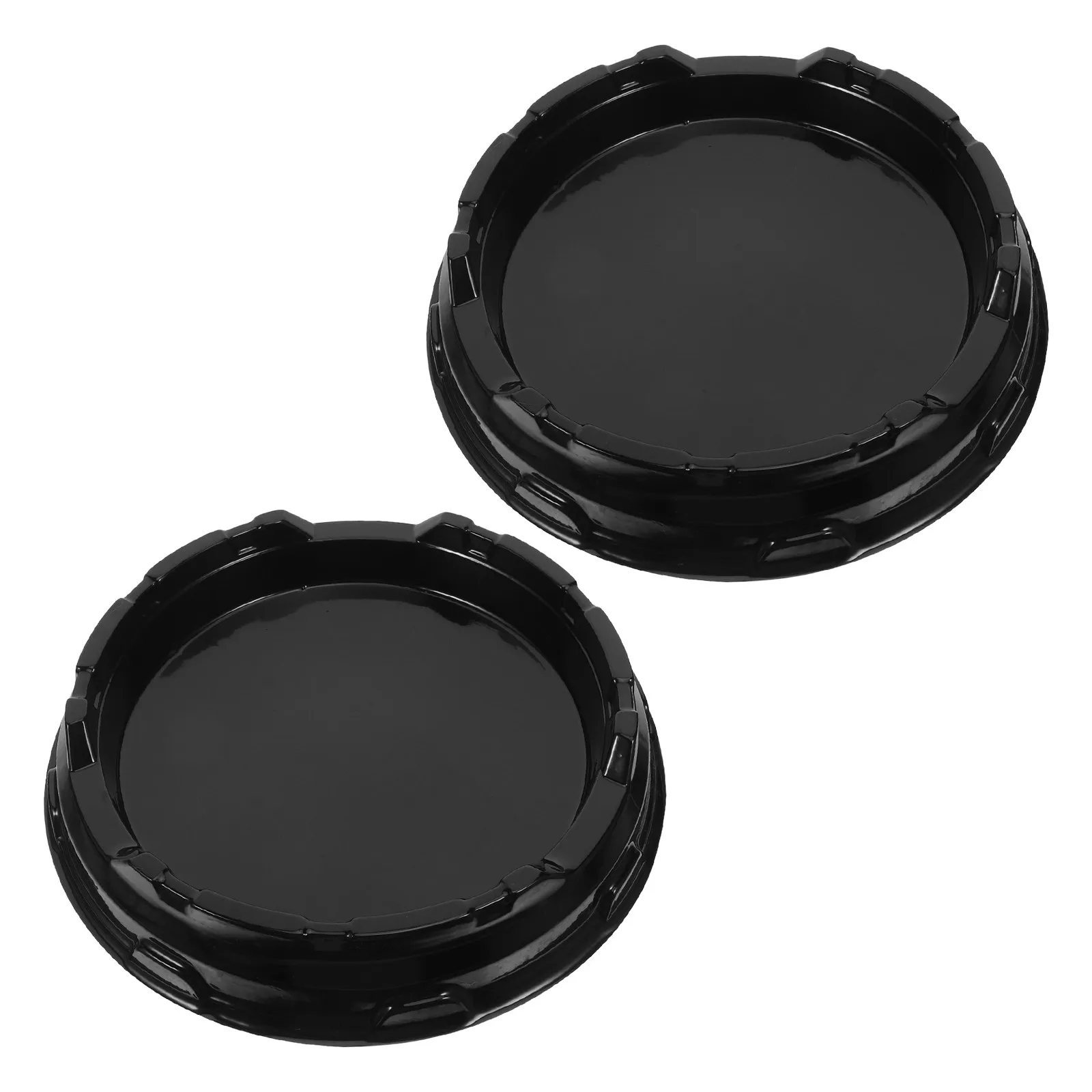 2 Pcs  Spinning Tops Base Family Game Base Enthusiasts Dish Durable Plastic Indoor Battle Stadium Competitive Players For Kids