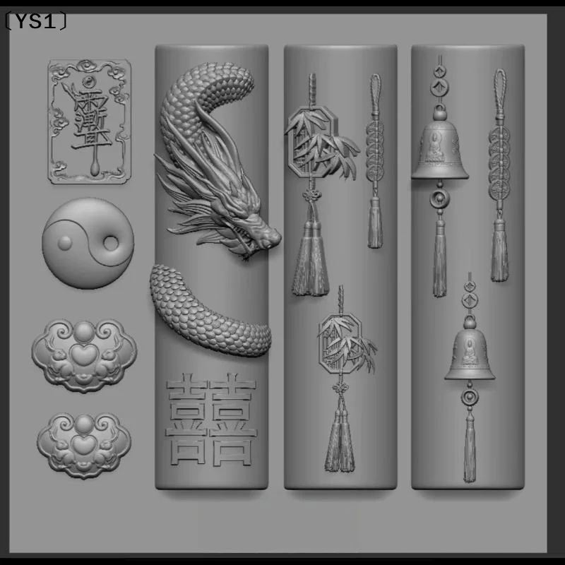 〔YS1〕3D Butterfly Flower Silicone Nail Mold Sweet Bow Bead Chain Transparent For DIY Nail Art Decor Manicure Design Tool