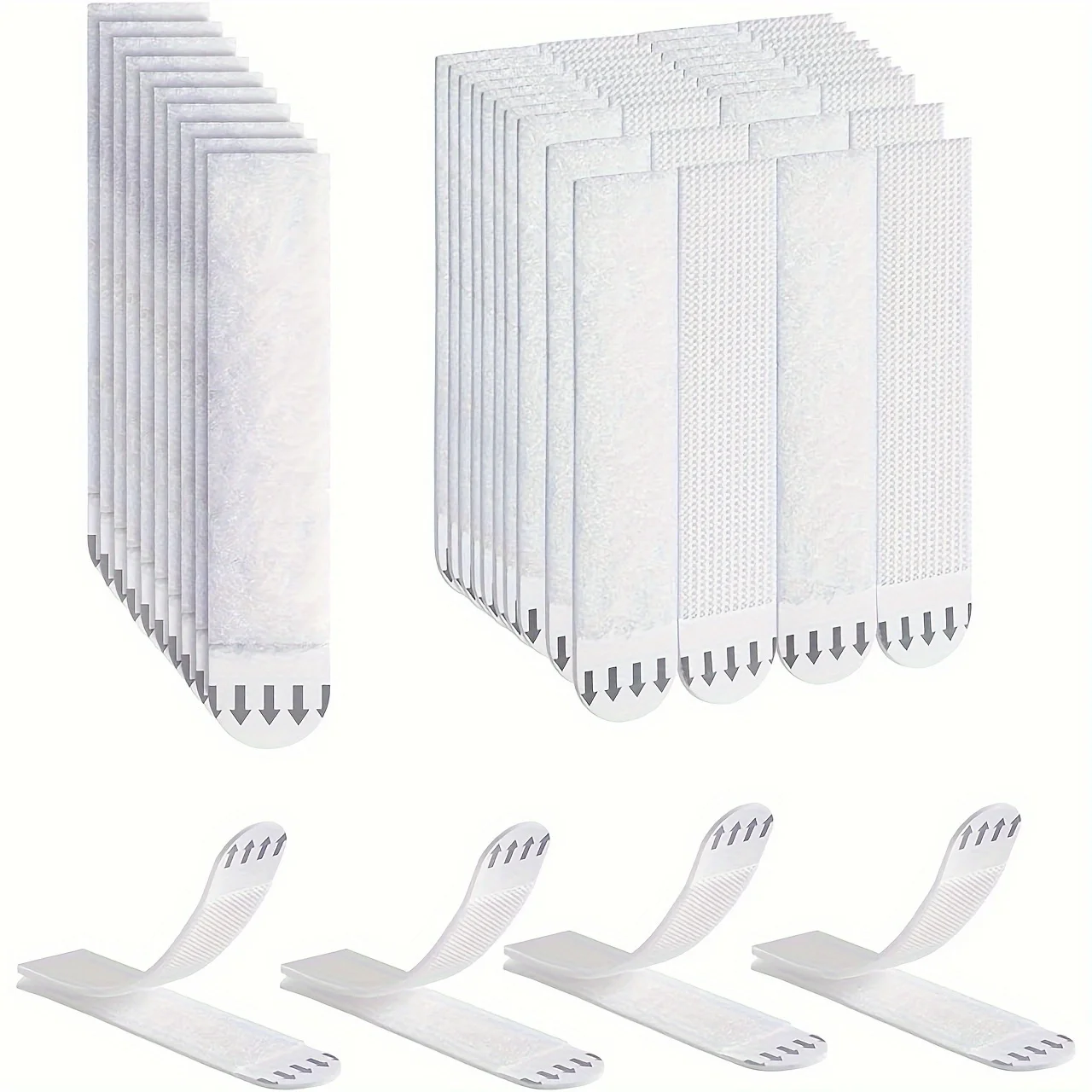 24-Pairs (48 Strips) Adhesive Picture Hanging Strips Heavy Duty, Extra Strong 3.65