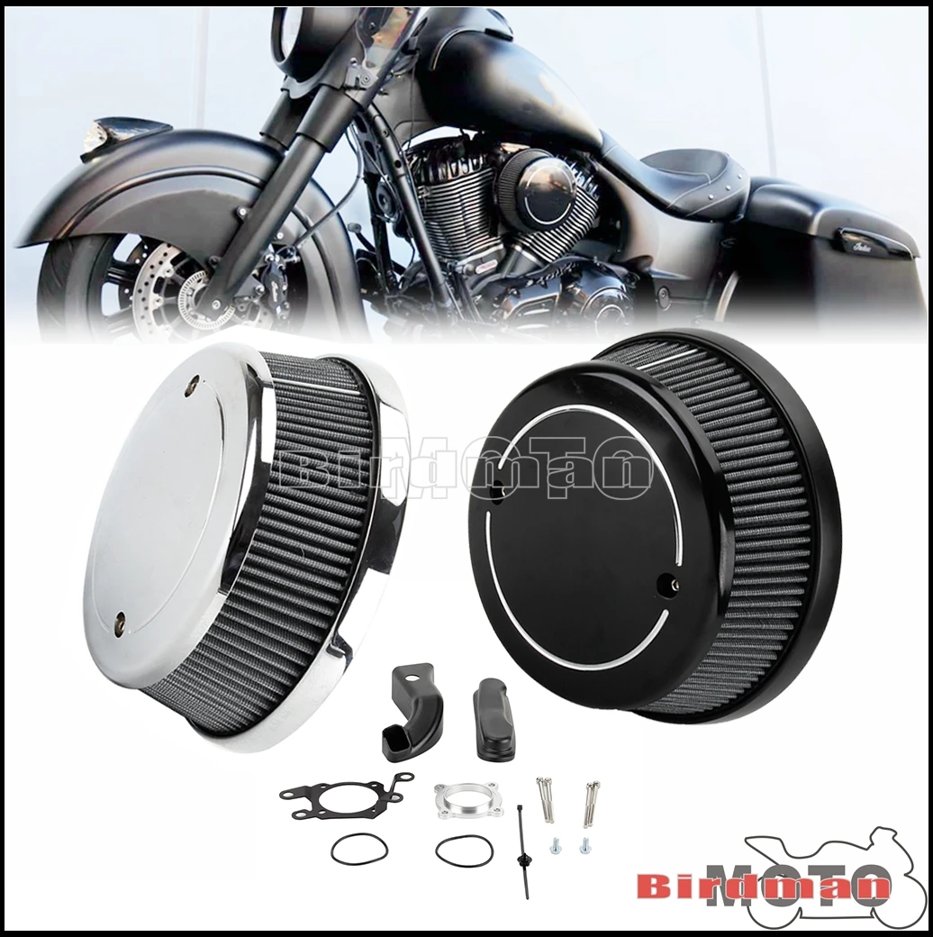 Motorcycle Engine Air Filter Cleaner For Indian Chieftain Chief Vintage Dark Horse Classic Springfieid Roadmaster Vintage 14-21