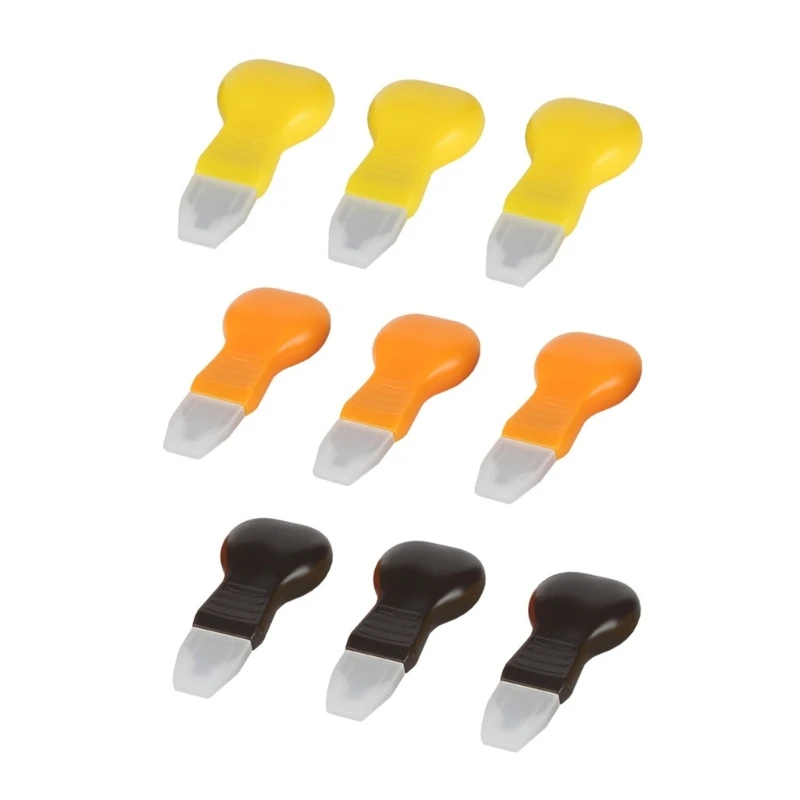 CG 3D Print Model Support Removal Tool, FDM and Resin Compatible, Lightweight Plastic Pry Spatula Yellow/Black/Orange