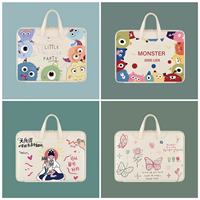 Cute Laptop Bag 13.3 14 15 15.6 Inch Waterproof Shockproof Notebook Case For Macbook Air Pro 13.6 16Dell Xiaomi Huawei Handbag