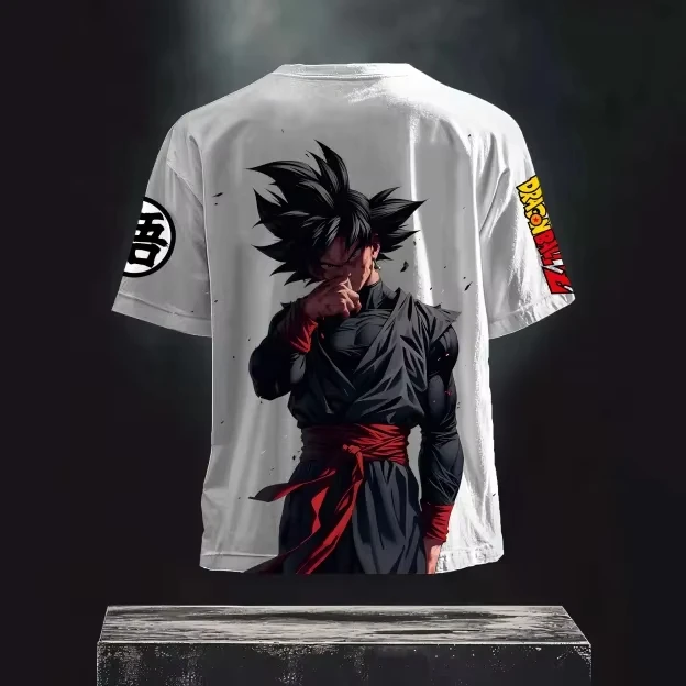 

Anime Dragon Ball Cosplay Cotton T-shirt Cotton Short Sleeve Oversized Casual Sports Fitness T Shirts Men Harajuku Clothing