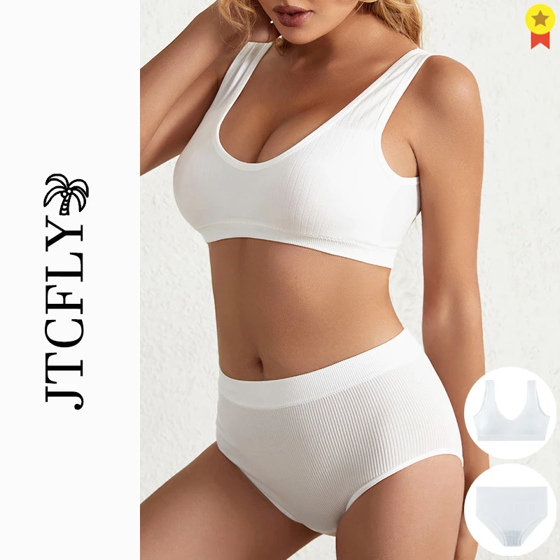 Bikini de cintura alta para mujer, bañador acanalado, conjunto de Bikini Sexy con Push-Up, traje de baño con bloques de colores, 2023