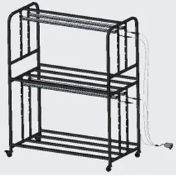 Sistema de luz de cultivo de 2 camadas com altura ajustável, suporte de cultivo de plantas microgreen para partida de sementes, plantas de interior e suculentas