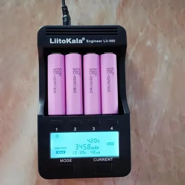 Batería recargable de iones de litio, pila original de descarga INR 100%, 18650, 3500, 18650 mAh, 20a, 3,7 V, novedad