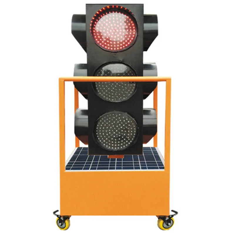 

Crossroads four-sided signal lights arrow lights solar traffic lights led