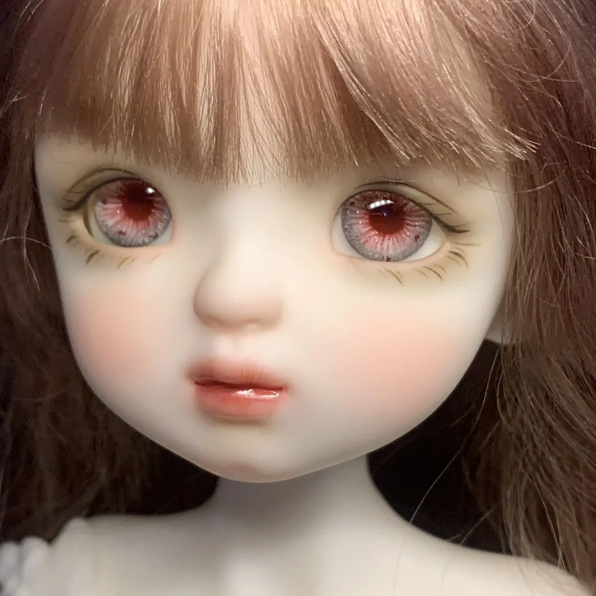 Fashion Doll Eyes 12/14/16/18mm for Bjd Doll Plaster Eyeball  Human Eye Pattern Handmade Dress Up Doll Accessories Diy Girl Toys