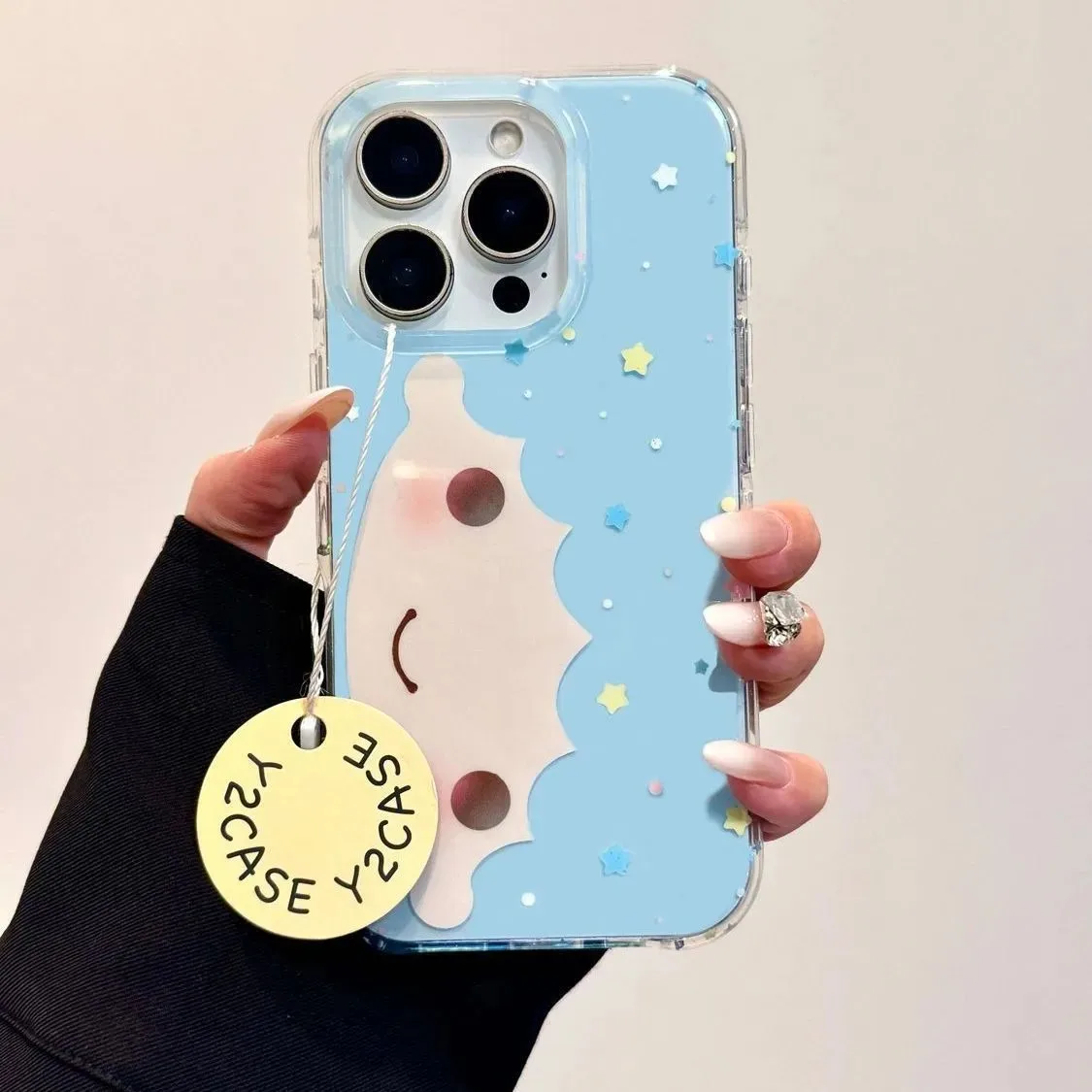 Criativo rosa azul estrela boneca kawaii casal caso de telefone para samsung galaxy a56 a36 a26 a73 a72 a55 a54 a53 a52 a34 a33 a23 4g 5g