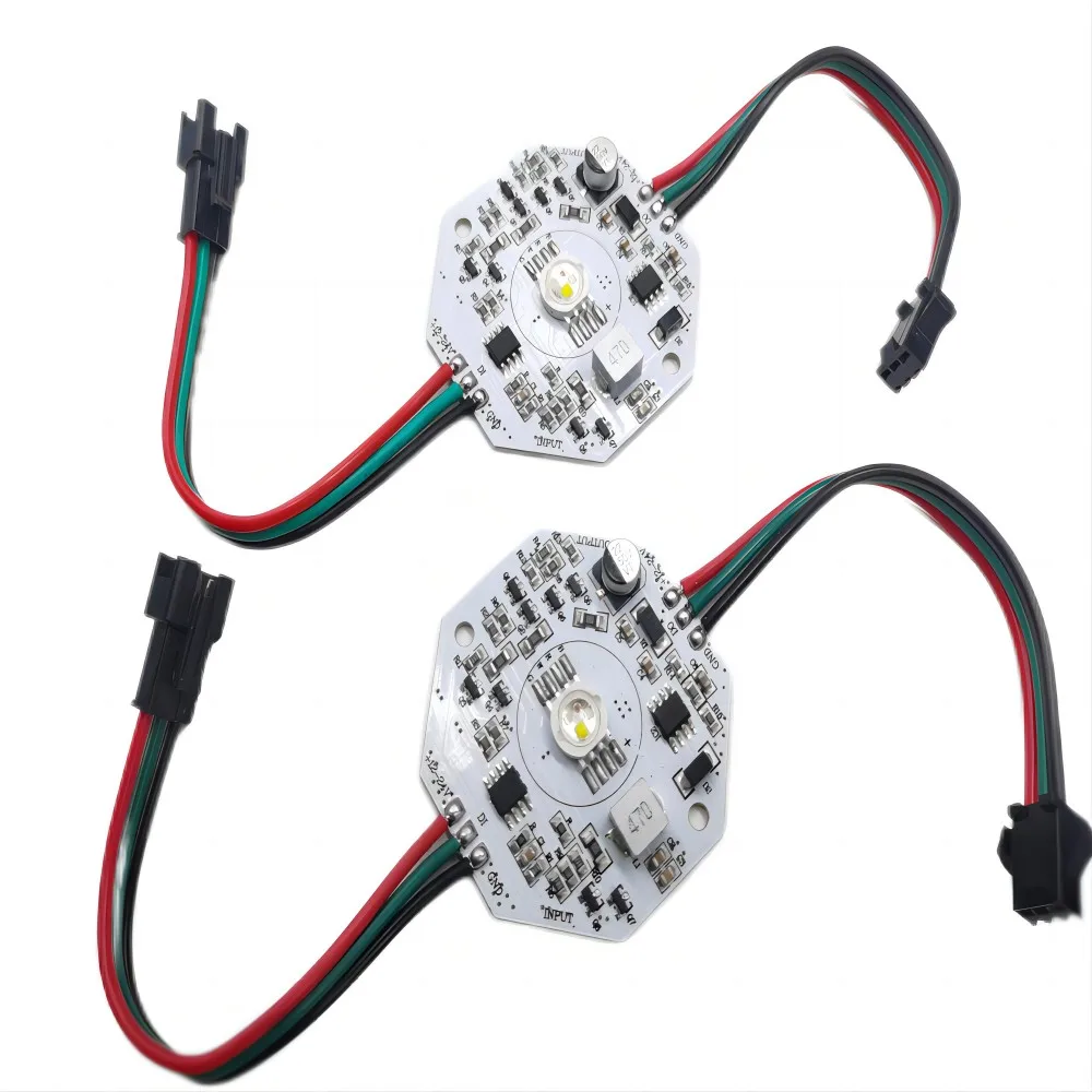 WS2811 high power 3W 4W led pixel module DC12V RGB/RGBW addressable full color high power moule pixel light for flood light