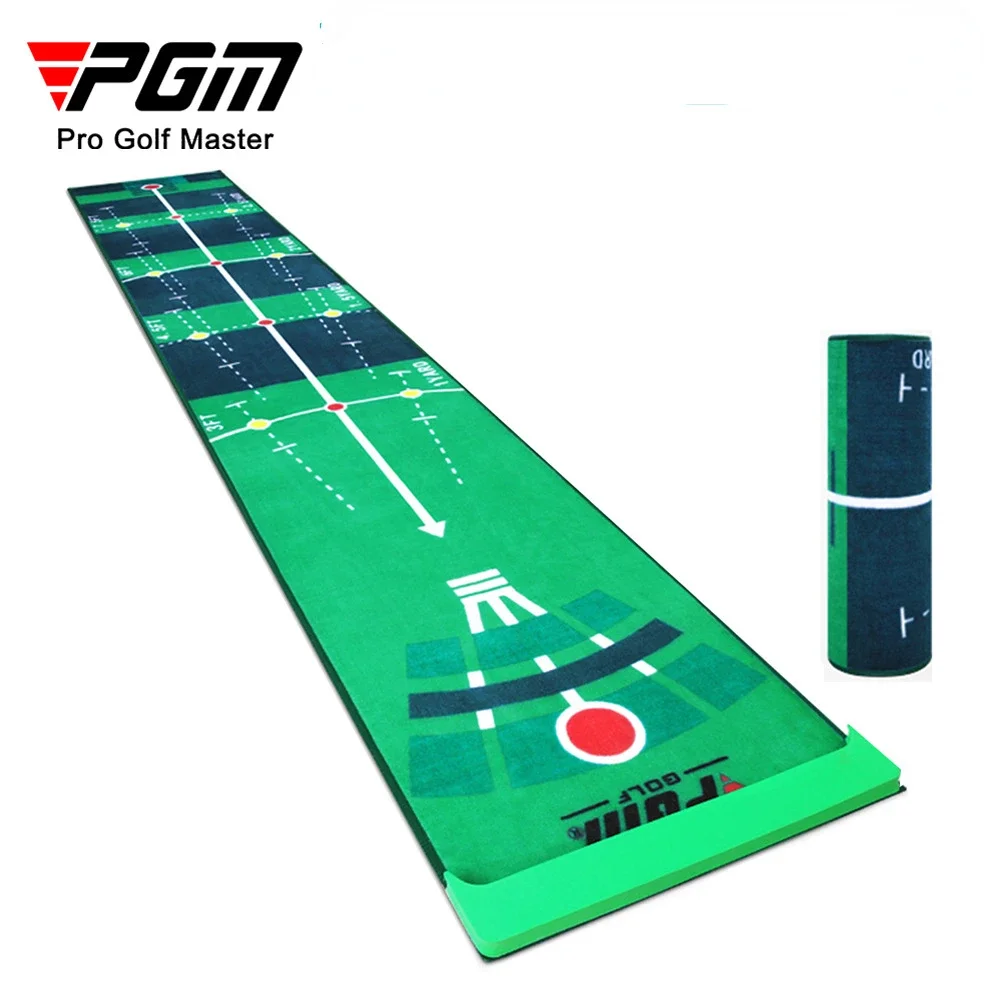 PGM Indoor Golf Training Mat Golf Clubs Golf Putting Hitting Training Tools Practice Carpet 0.5*3M