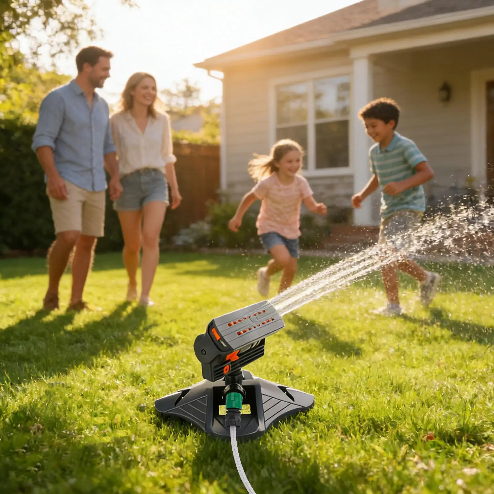 

Осциллирующий разбрызгиватель для газона с 16 форсунками, сверхмощный, мини-турбинный, для больших площадей, с утяжеленным основанием, для улицы и двора