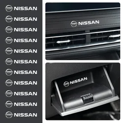 5pcs Nissan Car Badges Auto Interior Decor Stickers for Qashqai Juke X-Trail Patrol Note Leaf Altima Tiida Teana Rogue Sentra