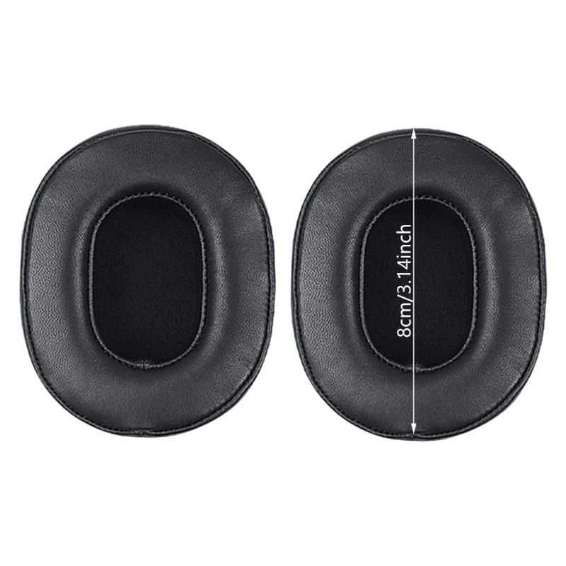 M50X M40X 헤드폰 용 단백질 가죽 귀마개 소프트 스폰지 이어 패드 케이스 커버 이어 패드 이어폰 쿠션